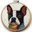 Boston Terrier Punch Needle Kit – Printed Pattern, Hoop & 1
