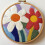 Punch Needle Kit Daisy Flower 20x20cm Beginner Set 1