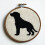 Black Labrador Punch Needle Kit – 20x20cm Beginner 1