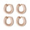 Ρόλερ μαλλιών χωρίς θερμότητα – Vegan Satin Foam Rollers, 25cm 1