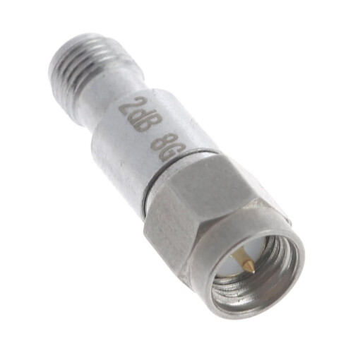 SMA Coaxial Fixed Attenuator3–40dB, DC–6GHz, 2W, 50