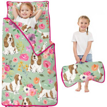 Basset Hound Nap Mat for Toddlers Preschool Sleeping Bag