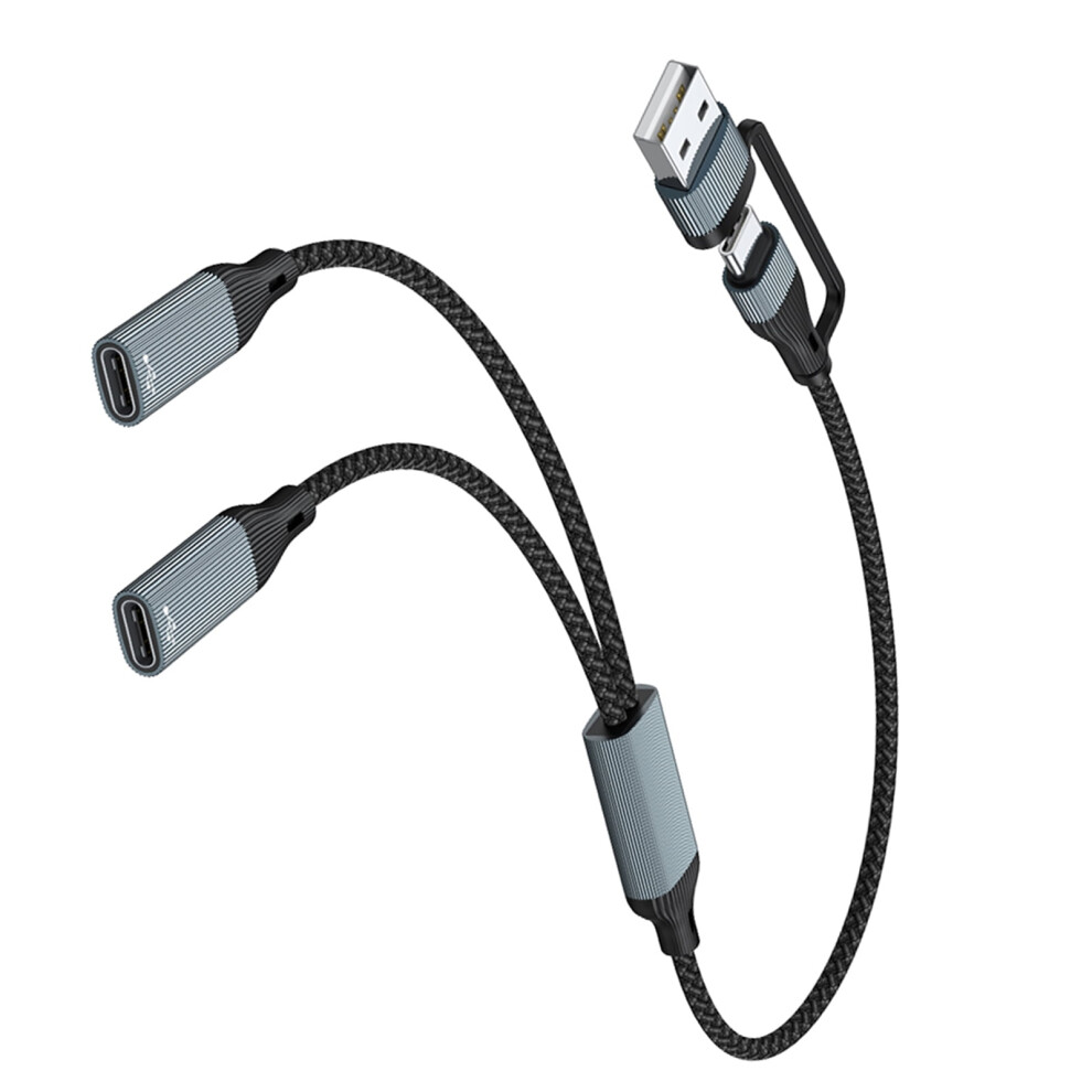 Usb-C Male To Dual Usb-C Female Splitter Adapter 962029502081