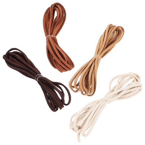 Cordon macramé pour la création de bijoux, couleurs assorties, 8 pièces