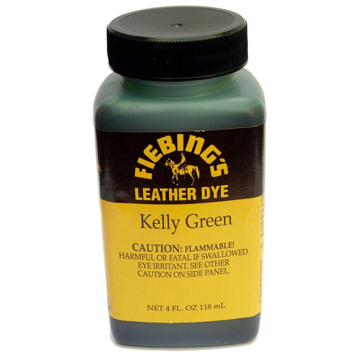 Leather Dye 4 oz Alcohol-Based for Vegetable-Tanned Leather