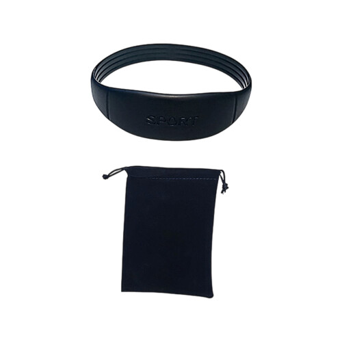 Fascia in silicone per rotula, ideale per corsa e basket.