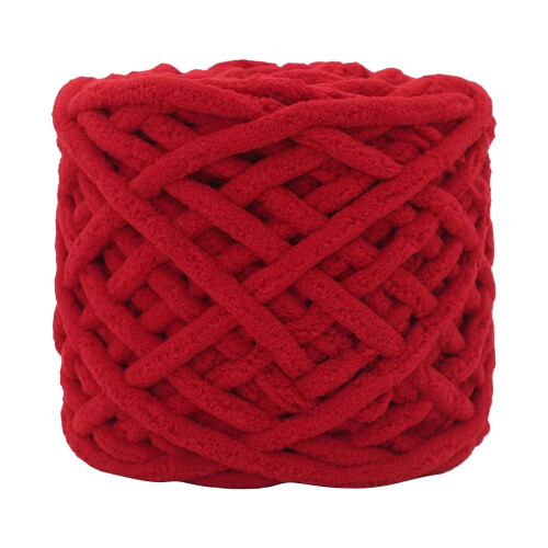 Fio de chenille macio, fofo e super volumoso, 0,31 polegadas (7,9 mm), pacote com 1 unidade.