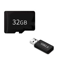32GB MicroSD karta pro dětský fotoaparát s potiskem