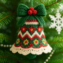 DIY Crochet Christmas Ornament Kit for Beginners