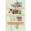 Natural Pine Floating Nursery Bookshelves with Hooks – 1