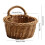 Wall Hanging Wicker Storage Basket Brown 1-Pack 2