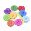 Acrylic buttons flat round4-hole34x3mm100pcs 1