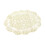 White Crochet Oval Doily 30 x 45 cm 1