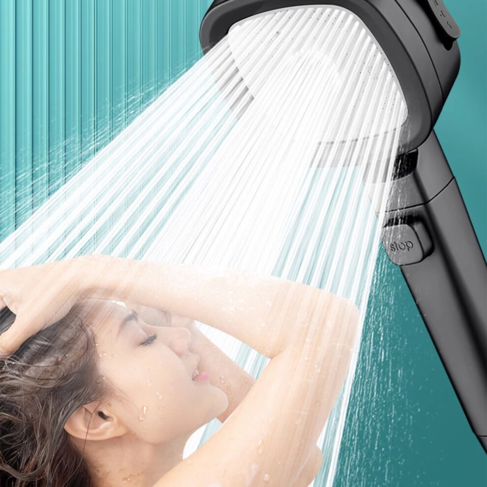 Turbo Shower Head 4-Mode Pressurized With Filter 962029820383
