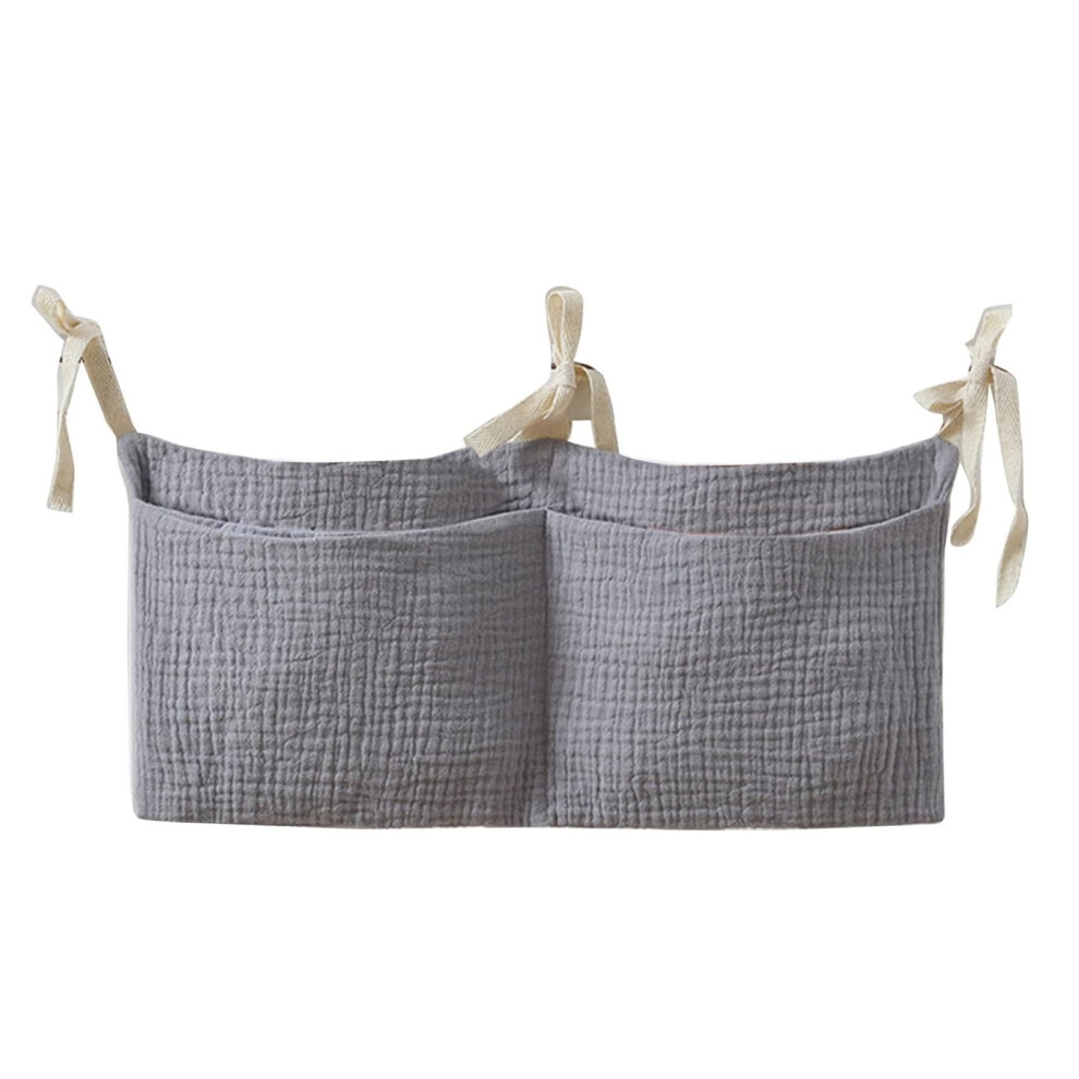 Baby Crib Hanging Storage Bag with Large Pockets