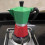 Moka-Kaffeemaschine, 6 Tassen, Grün/Rot 4