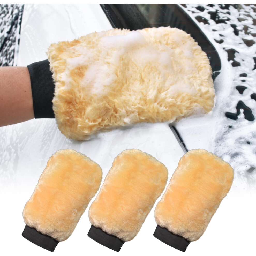 Qmx Microfiber Car Wash Mitt 3-Pack 9058772230041