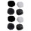 Universal Lavalier Microphone Windscreen - 8pcs Furry Fur Windshield Wind Muff For Lapel Mic 1