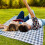 Couverture extérieure constante solide de 150x200Cm pour-Rouge 7