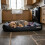 Actiaspet Black Waterproof Dog Crate Bed Large 5