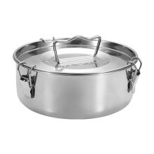 Nerezová panvica na flan s uzatvárateľným vekom 19 cm