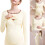 Polyester Maternity Nursing Sleepwear Upgrades for-Cream XL 4
