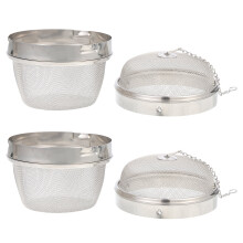 2 Stück Gewürzkugeln, Filterreiniger, Edelstahlkorb, Schmuck, Kaffeegeschirr, Teegeschirr, Münzteile, Werkzeug