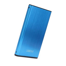 Stilvolle Organisationsbox aus Metall, perfekt zum-Blau