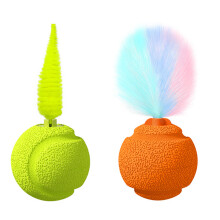 2PCS Unterhaltsam Haustier Spielzeug Springenden Ball Mit Zirpen