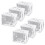 6 Pcs Blinds Bracket End Cover Holder Box Mounting Brackets for Windows 1