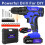 Cordless Drill Driver 21V, 45N.m Electric Combi Drill with Battery, 25+1 Torque, 26PCS Accessories, 2 Variable Speed, LED Work Light 1