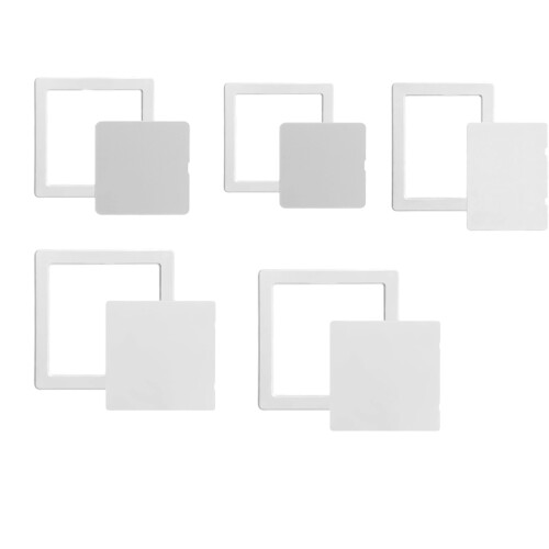 Access Door Wall Ceiling White Hatches Cover Plastic-200x200MM 1