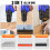 Cordless Drill Driver 21V, 45N.m Electric Combi Drill with Battery, 25+1 Torque, 26PCS Accessories, 2 Variable Speed, LED Work Light 10