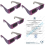 4 x Solar Eclipse Glasses 12 AUG 2026 CE ISO 12312-2 1