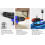 Cordless Drill Driver 21V, 45N.m Electric Combi Drill with Battery, 25+1 Torque, 26PCS Accessories, 2 Variable Speed, LED Work Light 15