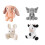 Easter Rabbit Stuffed Animals Sweet Soothing Doll Soft-White 2