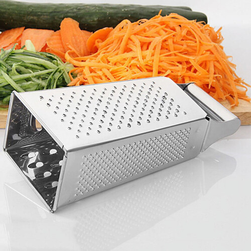 Râpe à fromage et à carottes 4 faces en acier inoxydable 2