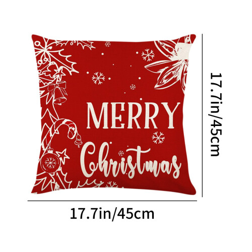 Capas de Almofada de Outono para Decoração de Natal 45x45cm 2