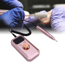 32-stufiger elektrischer Nagelbohrer Roségold 1600 mAh LED