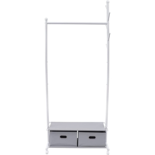 3-in-1 rolkledingrek – wit, koolstofstaal, 75 kg 2