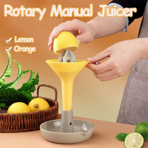 Manual Citrus Juicer with Filter and Storage Cups 1