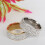 Women's Stainless Steel Geometric Ring Size 5-12 2