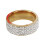 Women's Stainless Steel Geometric Ring Size 5-12 4