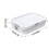 Plastic Rectangular Lunch Box Microwave Safe Refrigerator 2