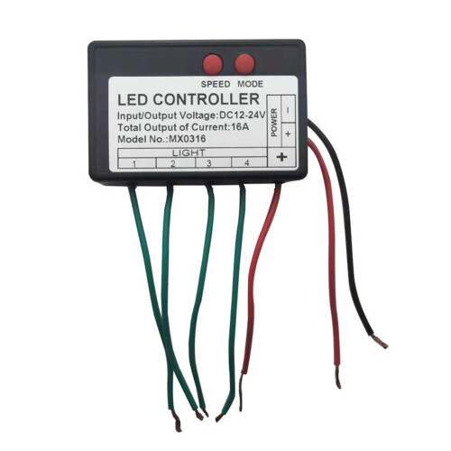 Praktischer LED-Controller aus Metall und Kunststoff,-4CH
