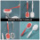 3-Piece Sponge Mop with Long Handle for Kitchen Cleaning 5
