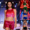 Women Summer Sequins Shorts Solid Straight Leg-Single row p L 3