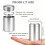 Compacts Pet Cremation Urn With Easy Open Lid Aluminum-Red 4