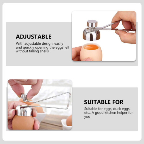 Quick Egg Opener Tool Sturdy 2-Piece Set 1