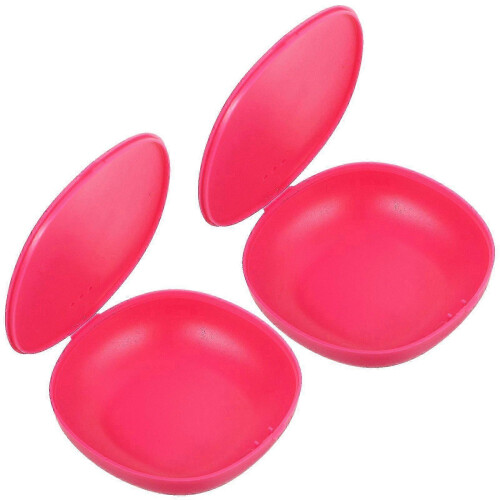 2Pcs Silicone Menstrual Cup Storage Box Portable Holder Case 1